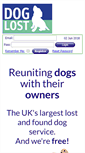 Mobile Screenshot of doglost.co.uk